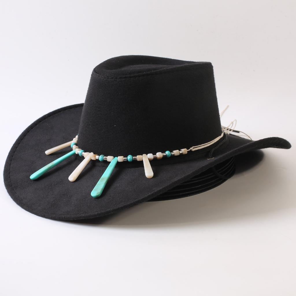 Popular European and American Classic Big-brimmed Western Cowboy Hat Men's and Women's Outdoor Fashion Anti-sun Cowboy Hat Jazz Hat