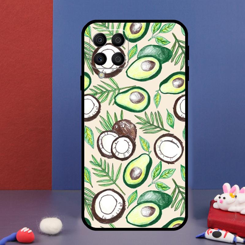 Summer Fruit Coconut For Samsung Galaxy M31 M51 M33 M13 M23 M53 M15 M55 M14 M34 M54 M20 M30s M32 M52 Phone Case