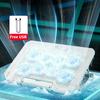 New Laptop Cooler Dual Turbo Lifting Bracket Folding Storage Air-cooled Desktop Computer Cooling High-speed Cooling Base Bracket