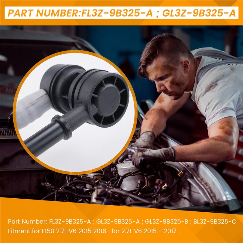 NEW-Fuel Tube Support Bracket W/Purge Solenoid For Ford F150 Edge Police Interceptor Utility GL3Z-9B325-B BL3Z-9B325-C