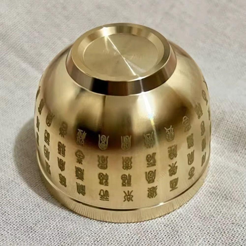 1Pcs Small Mini Pure Brass Cornucopia Wealth Attracting Baifu Jar Cup  Home Decoration Accessories