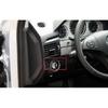 Headlight Lamp Switch Panel Button Trim For Benz 2008-14 C-Class Silver Aluminum
