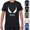 Stilvolles Comic Venom Spider-man Herren Kurzarm Rundhals T-Shirt für Freizeitkleidung