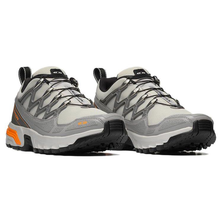 SALOMON Acs Mesh Sport Retro Shock Absorbing Non-Slip Wear-Resistant Breathable Lightweight Low-Top Casual Shoes Unisex Shoes Gray 472368
