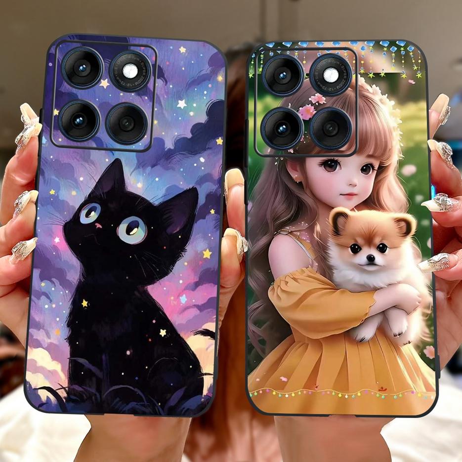 Etui do Motorola Edge 60 Pro Luksusowe Pokrowiec Malowany Motylem Miękki Pokrowiec TPU na Telefon Dla Motorola Edge 60 Fusion Egde60 Pro 60S Torby