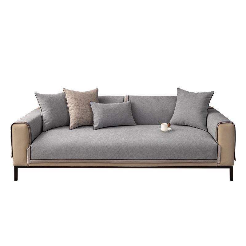 

Подушка для дивана, нескользящая, Four Seasons, универсальная, простая, современная, подушка в стиле люкс для гостиной, серая спинка, чехол для дивана, чехол 70*70cm