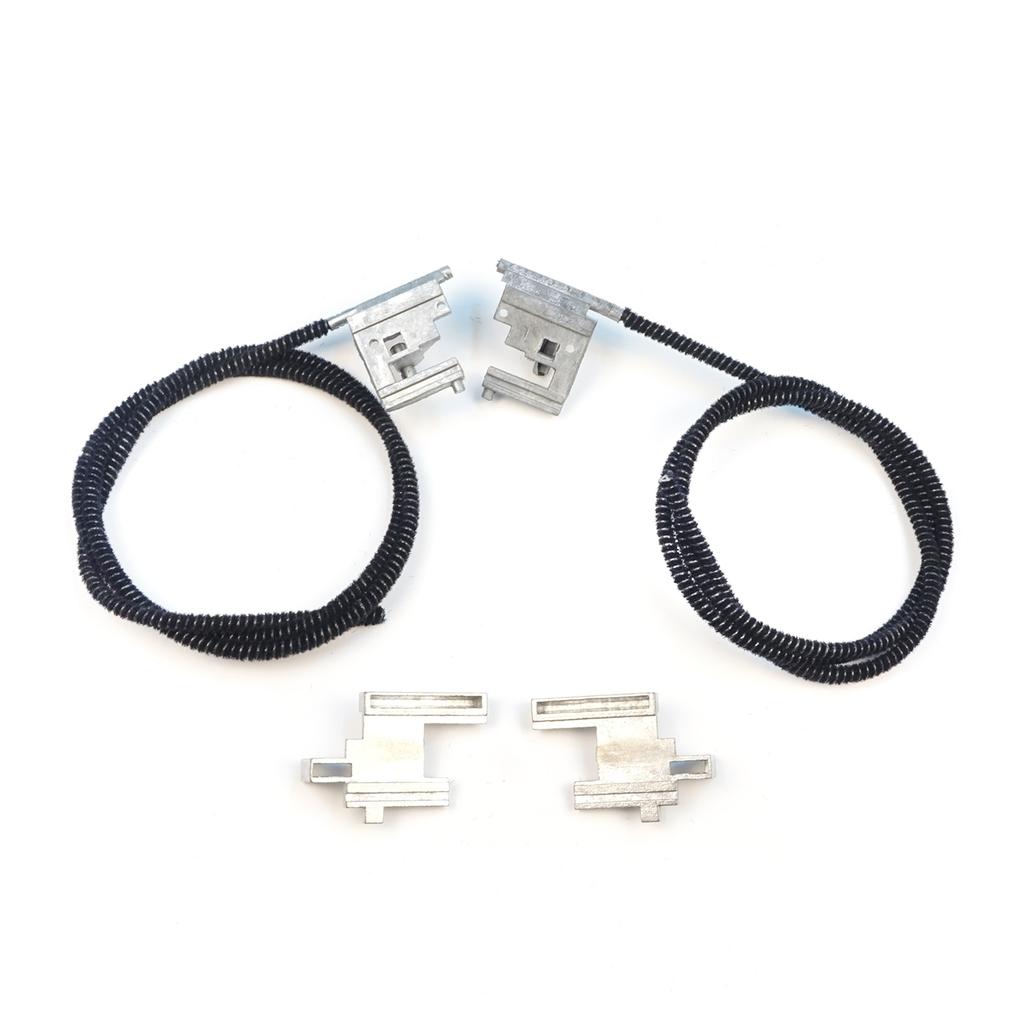 BSR673 Electric Sunroof Repair Track Drive Pull Bowden Cables Left and Right With Metal Mounting Bracket Hinges for Renault Clio MK2 1998-2012