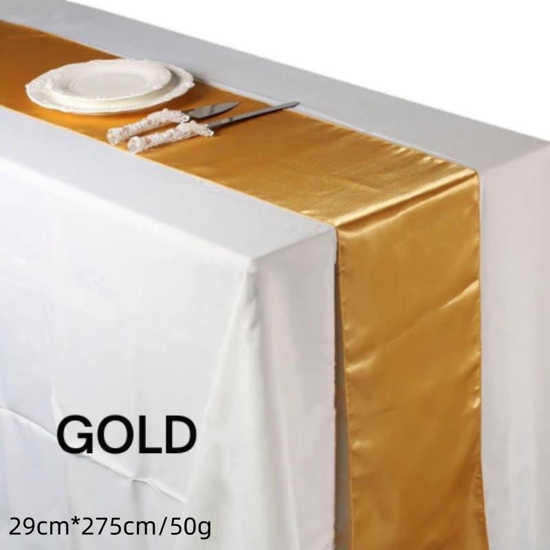 

1pc Satin Table Runner Wedding Decoration For Modern Birthday Party Hotel Show Banquet Luxury Design Wholesale