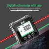 New Digital Magnetic Inclinometer with Laser Level & Lithium Battery