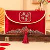 Brocade Cloth Tassel Brocade Red Envelope Spring Festival New Year Money Bag  Party Gifts