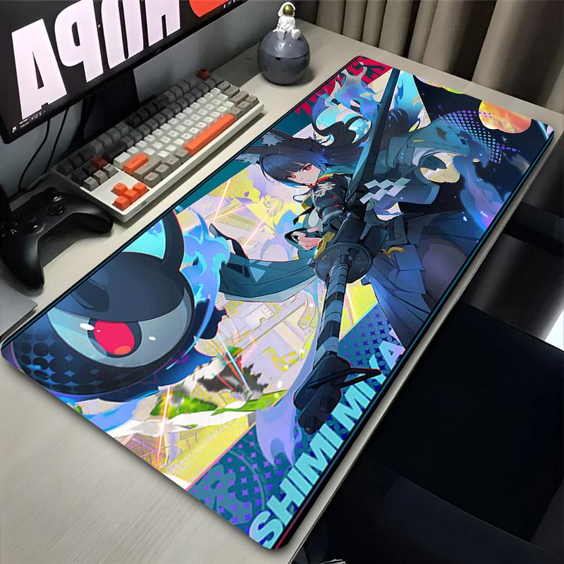 Zenless Zone Zero Hoshimi Miyabi Podložka pod myš Herní příslušenství Podložka pod myš k počítači Anime ZZZ Podložky na klávesnici a do kanceláře Gumové podložky pod myš