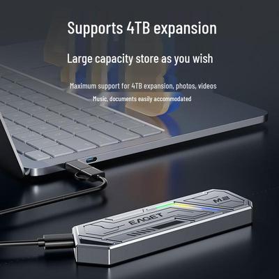 Eaget Mecha Series Type-C 3.2 NVMe M.2 SSD External Enclosure
