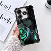 V-Valorant Game Black Cool Soft Phone Case For Xiaomi Redmi Note 14 15 Pro Plus 13 12 11S 11T 5G 10 9S 9 Plating Anti-Fall Funda