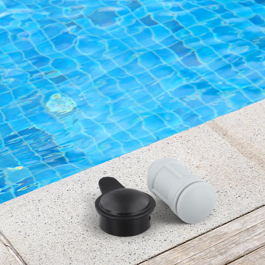 2 Stück Luftstrahlventil und Abdeckung für Intex Pool Einlass Poolventil Abdeckung Pool Einlass Kompatible Ersatzteile