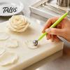 Clay Crafting Tool 4Pcs Polymer Shaping Set, Sculpting Stick with Stainless Set Steel Ball, 4 Size DIY Fondant Pottery Modeling Tools Cake