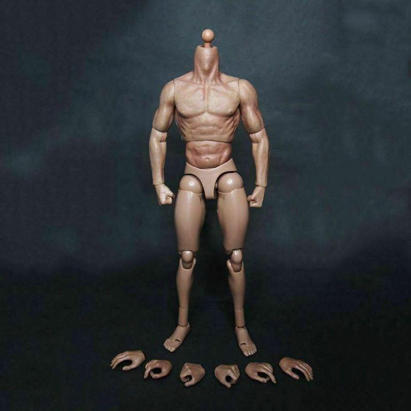 12 Inch Muscular Male Action Figure Body Ideal For 1/6 Scale Creative Decoration