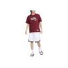 Nike Comfortable Ribbed Round Neck Basketball Short Sleeve T-Shirt With Letter And Number Print Men Tops Deep-Red FV8397-677