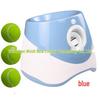 Lanciapalle automatico per animali domestici per gatti e cani – Include 6 palline da tennis per giocare all'aperto
