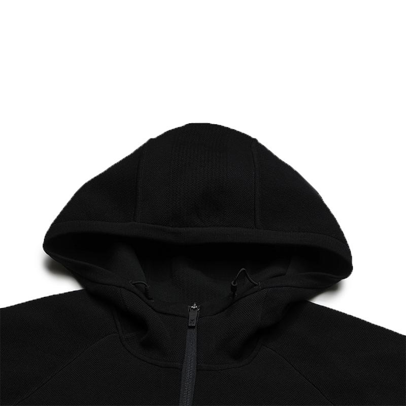 Fila Blue Fashion Simple Solid Color Personality Trendy Casual Versatile Comfortable Hooded Jacket Men Jacket F11M542405FBK