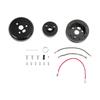 Steering Wheel Hub Hub Adapter for 5 Hole And 6 Hole Wheels Precisions Aluminum Construction Secure Installation
