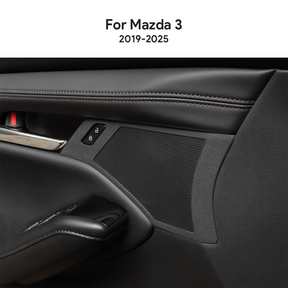 Top Suede Trim LHD RHD Sticker For Mazda 3 Axela BP 2019 2020 2025 2025 2025 2025 2025 Car Door Horn Button Frame Accessories