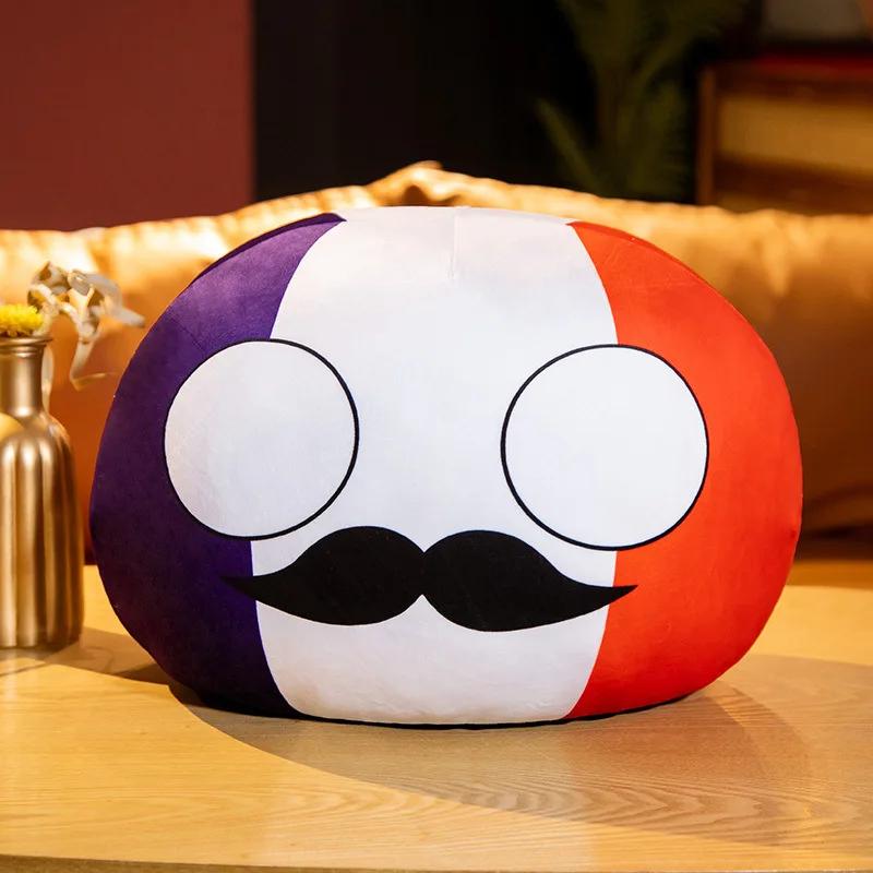 Jucării de pluș Country Ball de 10 cm Polandball Geantă Portofel Pandantiv Country Balls Countryball Păpușă de pluș Jucărie Cadouri de Crăciun pentru copii