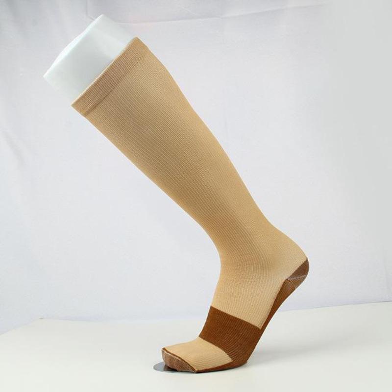 1 Paar Unisex Kompression Lange Socken Damen Herren Druckvenen Beinlinderung Schmerzen Kniehohe Strümpfe