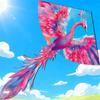 Pink Phoenix Cartoon Kite: Children's Animal Bird Design