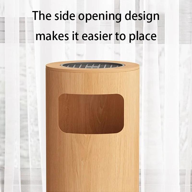 Wood Waste Bins Round Bucket Wastebasket Large Rectangular Dustbin Living Room Separate Litter Bins Home Cleaning Utilities