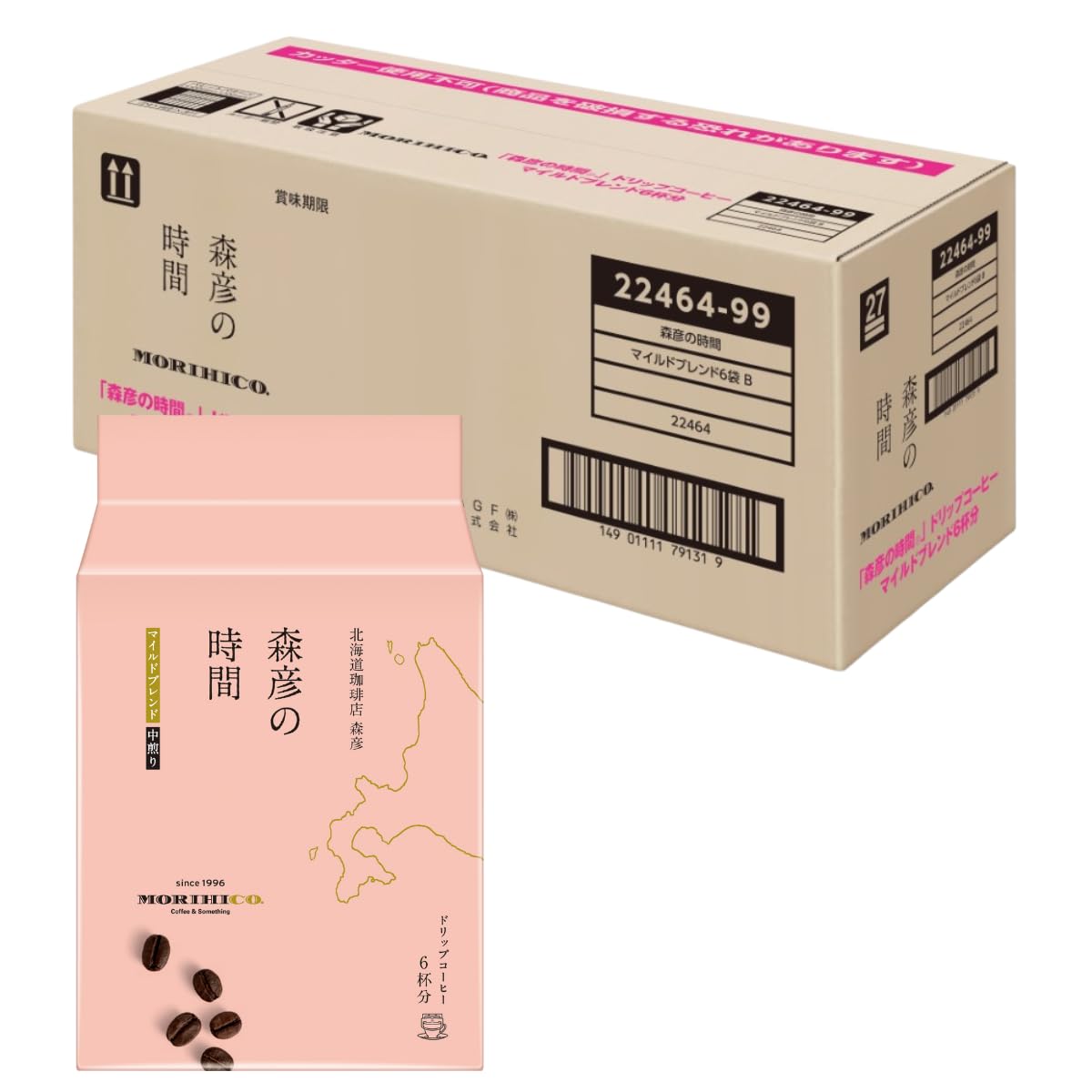 

AGF Морихико но Дзикан Дрип Мягкий 6 пакетиков x 6 коробок Кофе, Смесь, [Дрип-пакет]