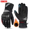 Men's Locomotive Outdoor Skiing Battery Car Cold Gloves Cycling Warm Thickened