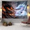 Colorful Dragon Artwork Tapestry, Unique Design Tapestry, Wall Decor for Bedroom,Livingroom, Playroom,Heartwarming Fan Holiday Gifts