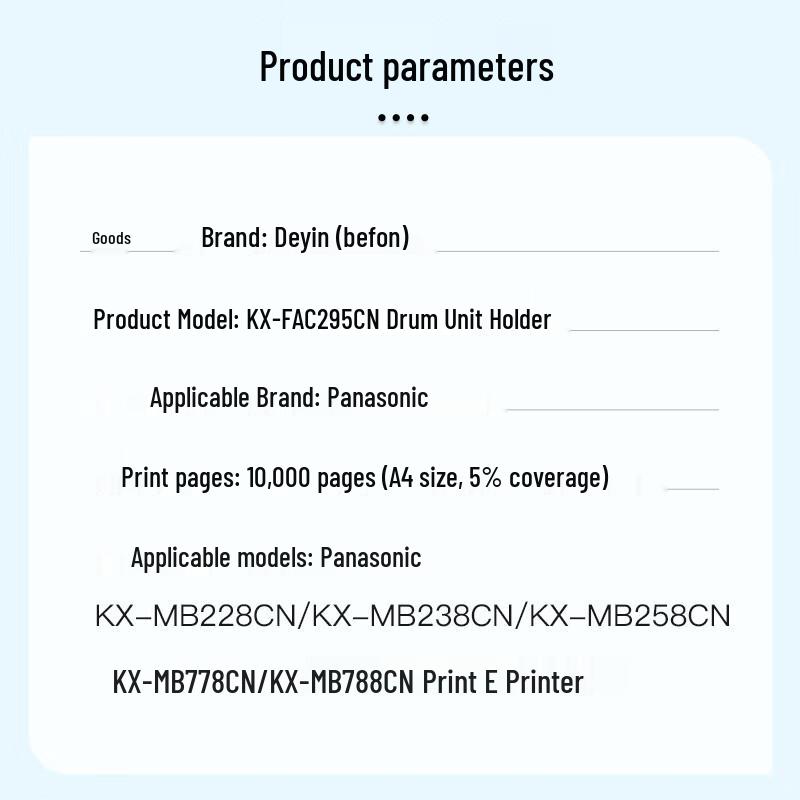 Kompatible Toner- und Trommeleinheiten für Panasonic KX-MB Serie Drucker