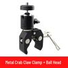 Mobile Live Streaming Stand with Metal Extension, Rotating Ball Head & Double 1/4 Clip - Multi-functional Desktop Magic Arm.