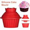 3 Pack Giant Big Silicone Cupcake Cake Mould Top Cupcake Bake Set Baking Mold Cake Bake Tool