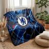 Chelsea FC Theme Blanket Soft Flannel Blanket Plush Throw Blanket Cozy Sofa Bed Blanket for Home Decor