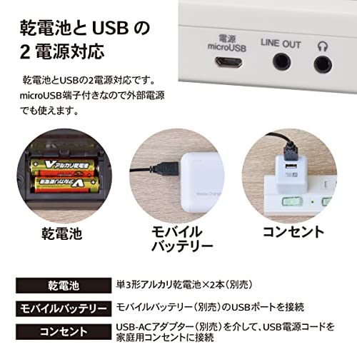 OHM Electric AudioComm Portable CD Player with MP3 Support, CDP-400N, 03-7240, Silver