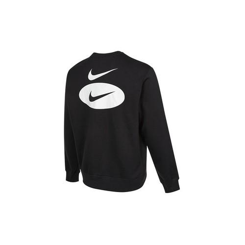 Nike casual sports fleece-lined crewneck long-sleeve sweatshirt for men