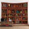 Room Decoration Tapestry Wall Hanging Magic Bookshelf Library Hippie Aesthetic Art Background Poster Used For Home Dormitory