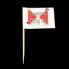 Creative Toothpick Flags for Cocktails and Cakes (100-Pack)