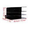 Durable Transparent Black Keyboard Storage Rack 18x26.5x16cm Acrylic Keyboard Organizer Keyboard Display Stand For Gaming Desk