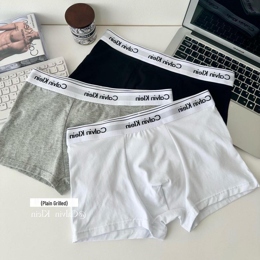 Herren Atmungsaktive Boxer-Briefs Packung, Reine Baumwolle Modal, 3-teiliges Geschenkset