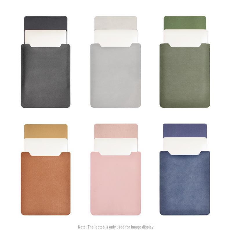 Ultra-Thin PU Leather Sleeve for Non-Magnetic MacBook Laptops