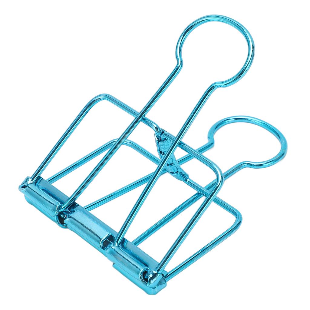 51mm 30pcs Clips Strong Clamping Force Metal Hollow Tail Clips Clips Paper Clamps for Document