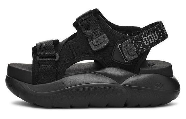 UGG Fabric Beach Sandals Women's Black
