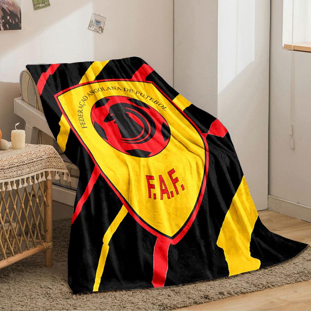 Angola Football Federation Logo Blanket for All Seasons Blanket Lunch Break Throw Gift