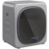 Ablufttrockner 4 kg mit Smart-Modus, 800 W Kompakttrockner mit Edelstahl-Trommel, Silber