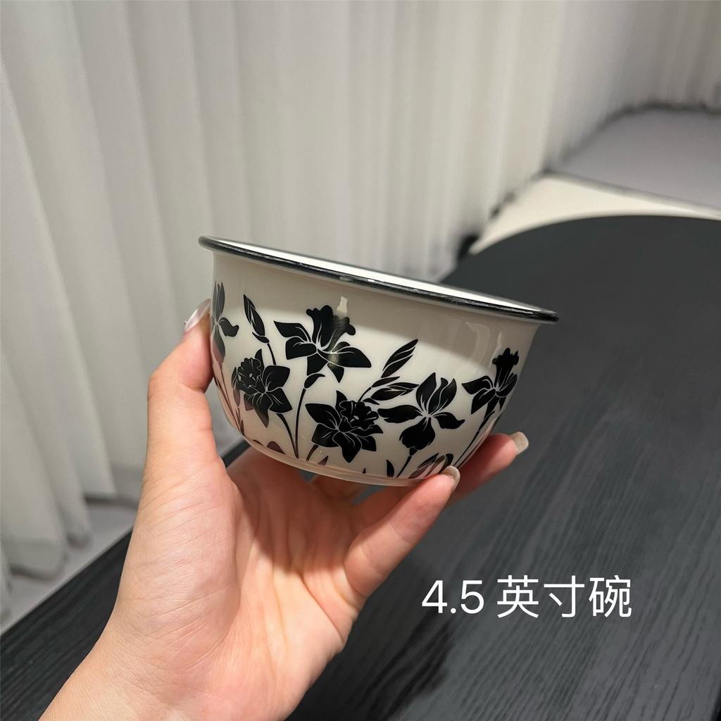 Wind Reis Schüssel Blume Geschirr Haushalt Keramik Gemüse Teller Suppen Nudel Schüssel Für Eine Person Kreatives Geschirr Set