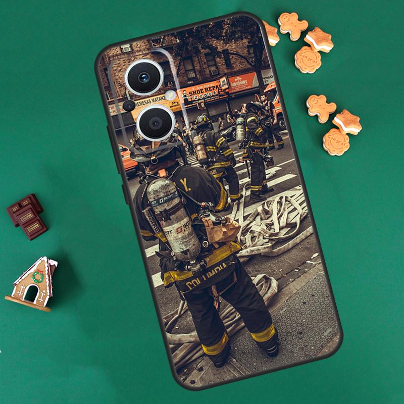 Firefighter Heroes Case For OPPO Reno 14 13 12 11 F 10 Pro 8T 8 7 Lite Cover For OPPO Find X8 X6 X5 X9 Pro Coque
