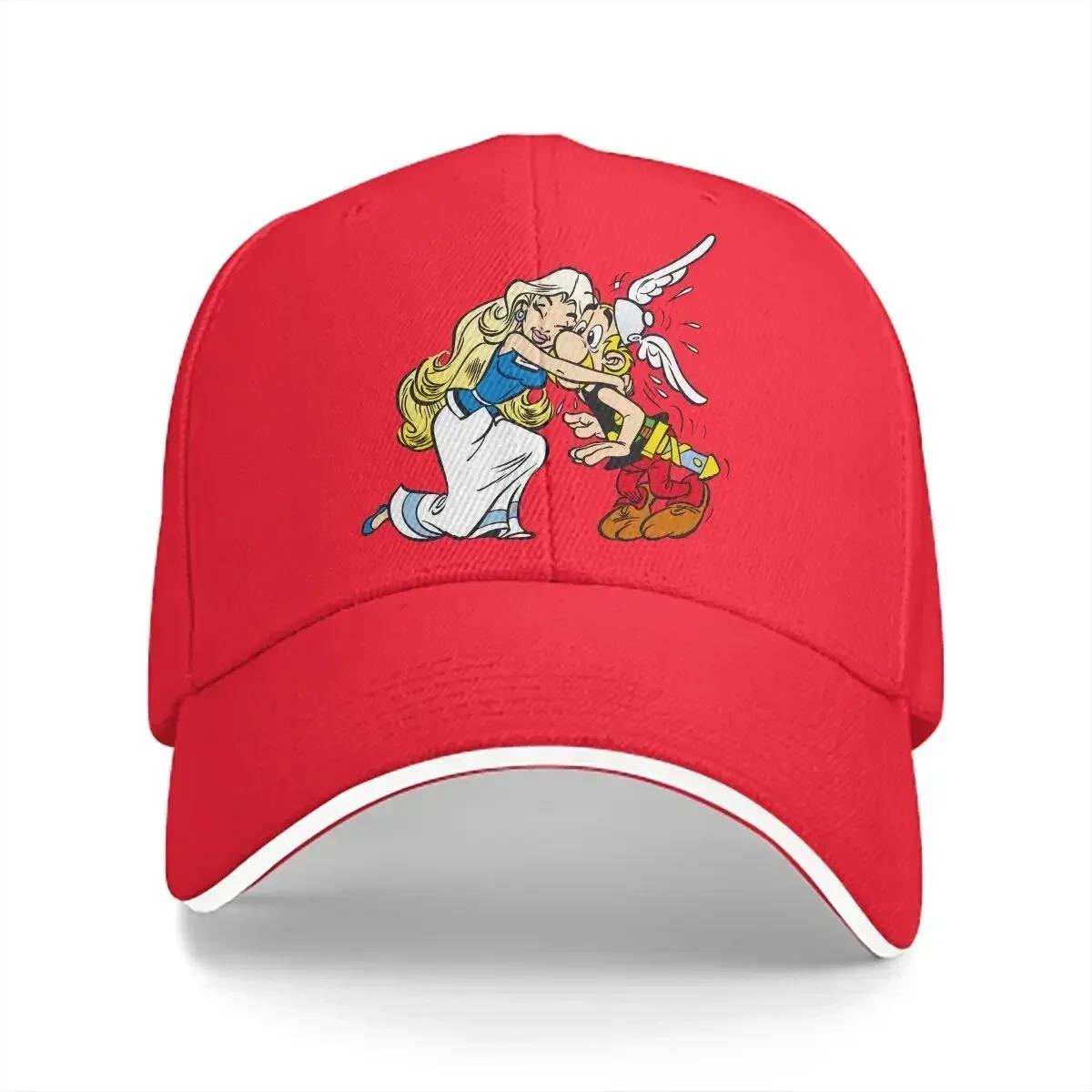 

Summer Cap Sun Visor Falnala Hug Hip Hop Caps Asterixle Gaulois Peaked Hats 56-58cm